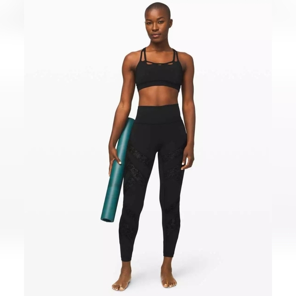 Lululemon Wunder Under High-Rise Tights 28" — Sexy Lace + Ultimate Comfort! 10
